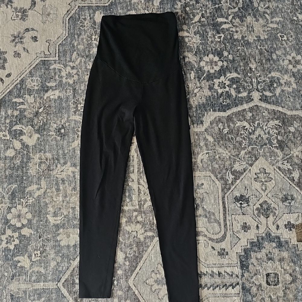 a:glow Black Maternity Leggings